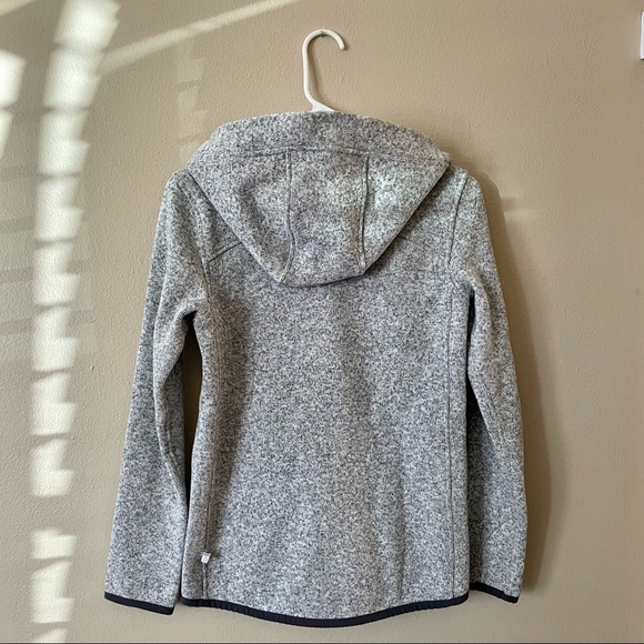 Lululemon It's Fleecing Cold Pullover Heathered White Dark Carbon - Picture 3 of 6